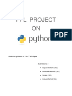 Python Synopsis
