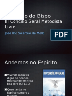 Relatório Do Bispo Ildo Ao III Concílio Geral