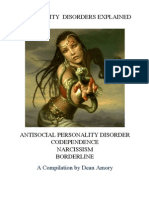 Personality Disorders - Narcissism - Borderline - Codependence