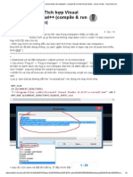 (Thủ thuật hay) - Tích hợp Visual studio vào notepad++ (compile & run with Visual studio) - share - writes - Dạy Nhau Học