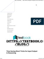 Time Saving Short Tricks For Input Output in Reasoning - Testbook Blog