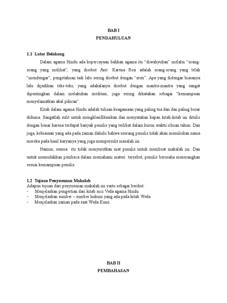 Weda Merupakan Kumpulan Mantra Mantra Karena Itu Disebut Sebutkan Mendetail
