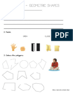 Unit 2 - Geometric Shapes: Name