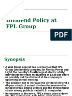 Dividend Policy at FPL Group