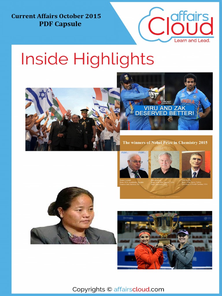 Current Affairs October 2015 PDF United Nations Framework Convention On Climate Change Poverty