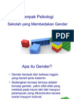 Diskusi Sekolah Yang Membedakan Gender