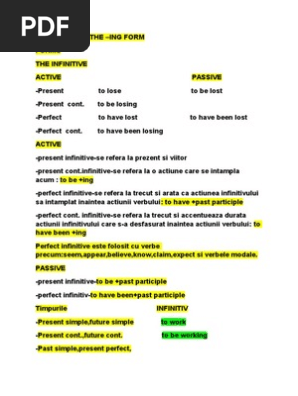 The Infinitive Linguistic Morphology Grammar