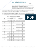 Hign Voltage Switchgear Rated Insulation Level