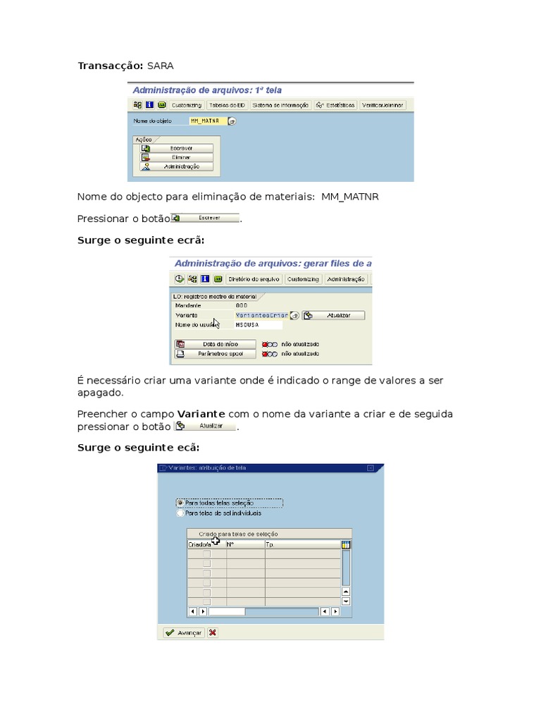 SARA - Step by Step | PDF
