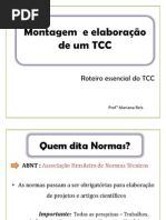Aula 1- Roteiro e Estrutura Dos TCC