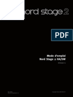 Nord Stage 2 French User Manual v1.x Edition 1.3