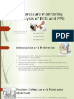 Blood Pressure Monitoring by Analysis of ECG and PPG: Under Supervision of DR - Ashutosh Mishra