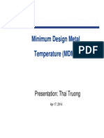 Minimum Design Metal Temperature Presentation