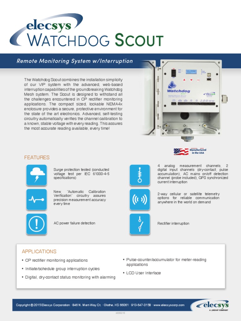 Atchdog: Remote Monitoring System W/interruption | PDF | Relay | Rectifier