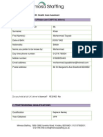 Application Form Mamosa