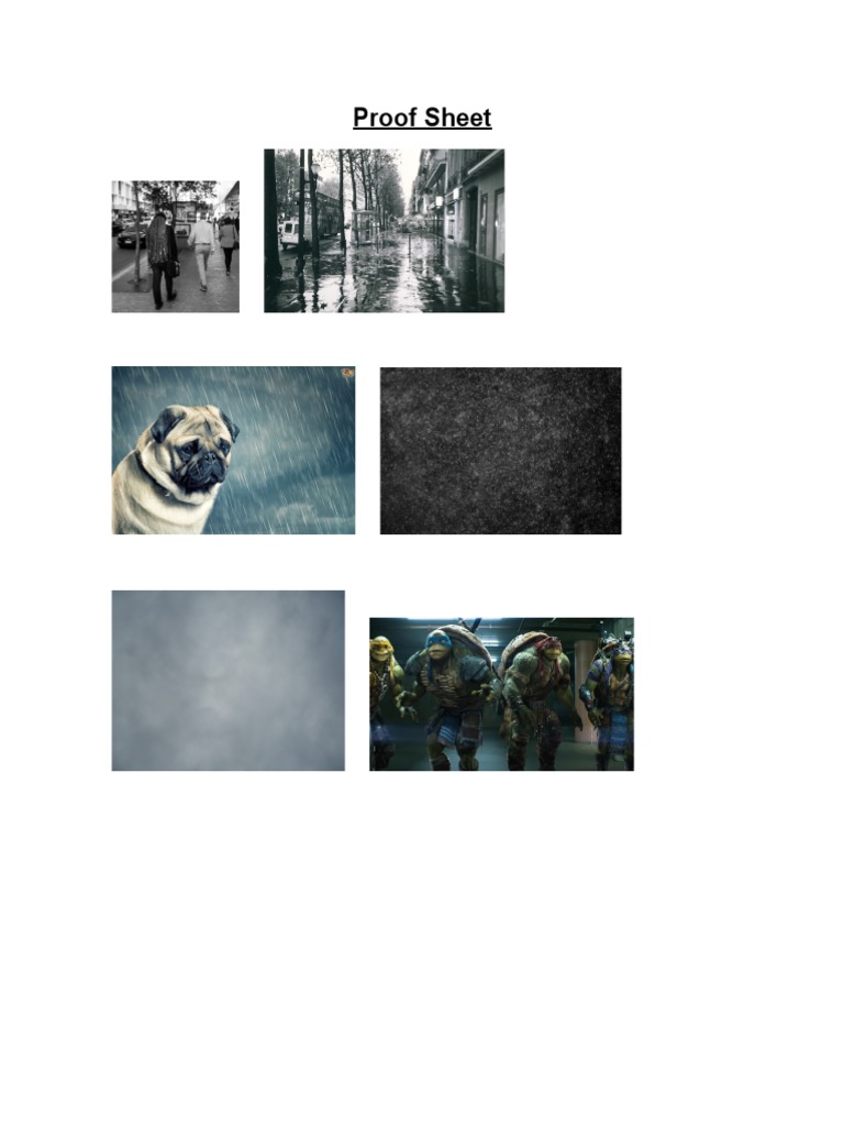 Proofsheet | PDF