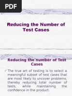 1reducing The Number of Test Cases