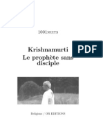 Krishnamurti, le prophète sans disciple