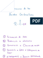 Reacciones de Acidos Carboxilicos