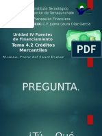 Tema 4.2 - Creditos Mercantiles