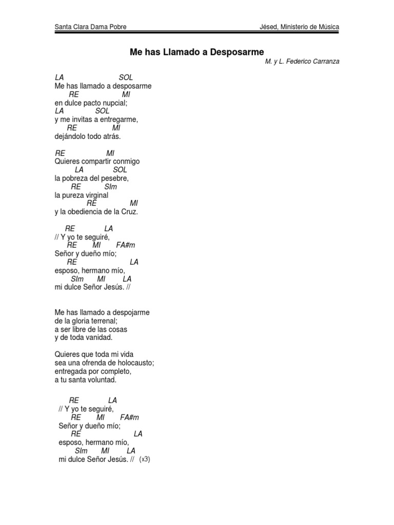 Me Has Llamado A Desposarme Jesed me has llamado a desposarme jesed