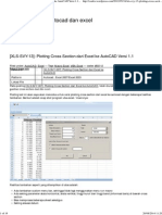 [XLS-SVY-13]_ Plotting Cross Section Dari Excel Ke AutoCAD Versi 1.1 _ Coretan Tentang Autocad Dan Excel