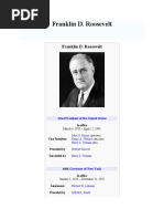 Franklin D. Roosevelt