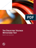 The Dielectric Voltage Withstand Test - Benefits and Limitations