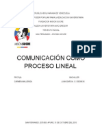 Comunicacion Como Proceso Lineal