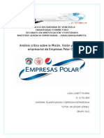 Informe de Planificacion y Gerencia Estrategica. Lissett