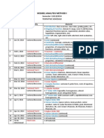 MS5001 Tentative Schedule