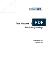 Tekla - Steel Detailing - Basic Training Drawing