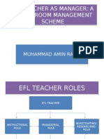 Efl Teacher As Manager (Presentation)
