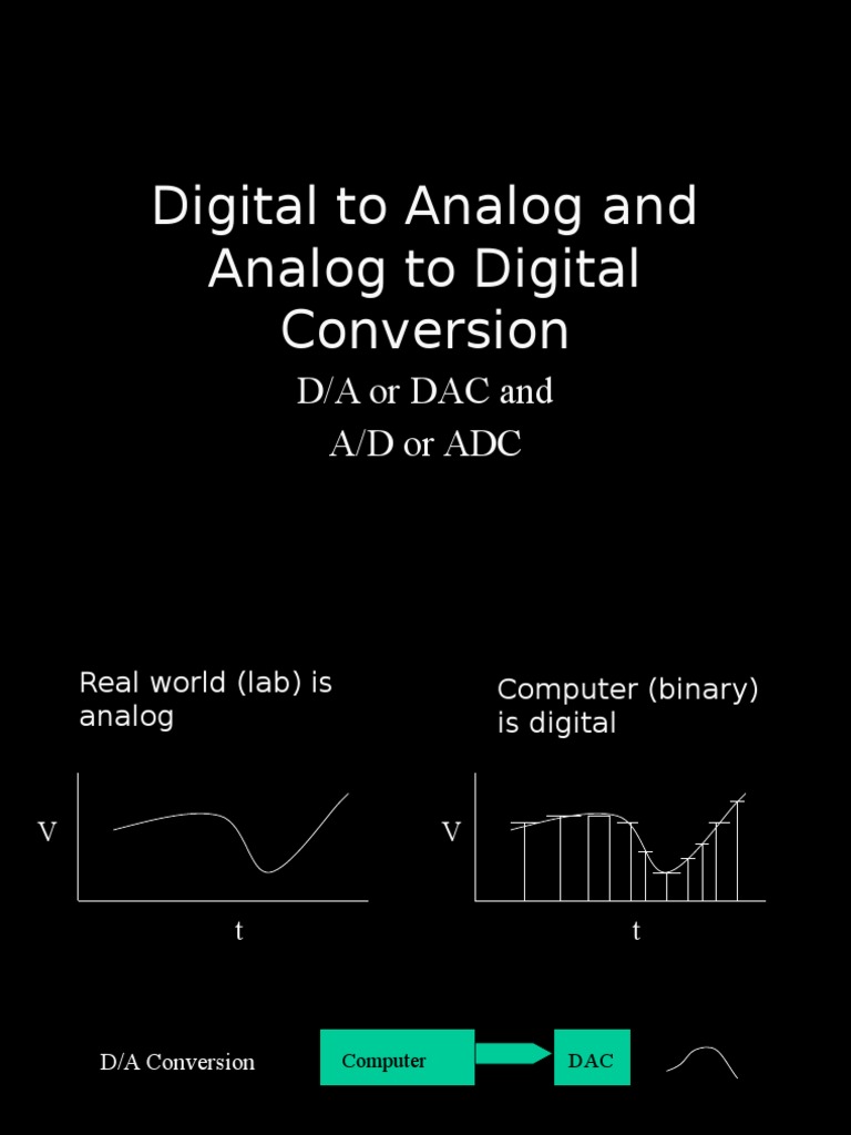 ADC and DAC Conversion Techniques | PDF | Analog To Digital Converter ...