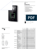 Touch-based biometric terminal for high security access control