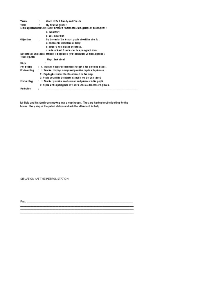Lesson Plan Year4-1 | PDF | Language Arts & Discipline