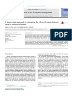 A Monte-Carlo Approach to Estimating the Effects of Selected Airport