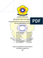 Laporan Kegiatan Pengalaman Belajar Lapangan Di Kelurahan Sungai Pinang Kecamatan Sungai Pinang Kabupaten Ogan Ilir Tahun 2015