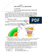 Chap1 Introduction Geologie INTRODUCTION A LA GEOLOGIE 1) QU'EST