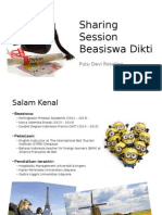 Sharing Session beasiswa