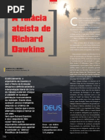 A falácia ateísta de Richard Dawkins, MARCELO R.S. BRIONES * Professor da UNIFESP, São Paulo, SP
