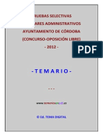 Muestra Temario Aux Admtvos Ayto Cordoba