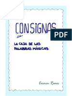 Libro de Consignas "Caja de Las Palabras Mágicas"