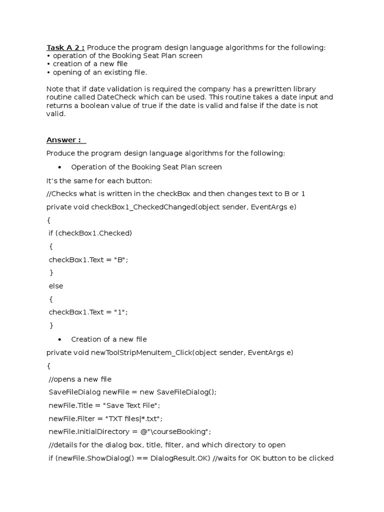 Program Design Language Algorithms | PDF | Computer Data | Areas Of ...