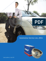 Automotive Service List 2014 Cars & MUV