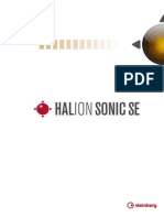 HALion Sonic SE Manual