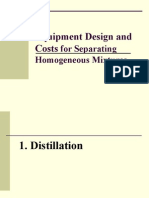 Equipment Design and Costs