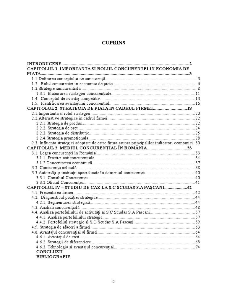 Rolul Concurentei in Economia de Piata Pib PDF
