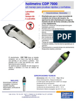 Alcoholimetro CDP 7000 PDF