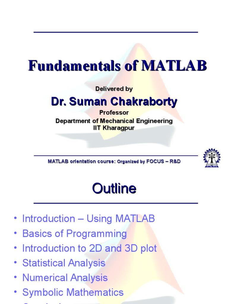 MATLAB Fundamentals Guide | PDF | Matlab | Covariance